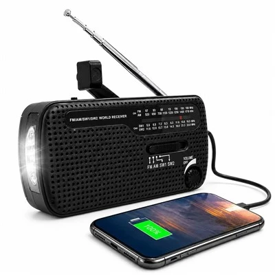 Radio a dinamo ad energia solare